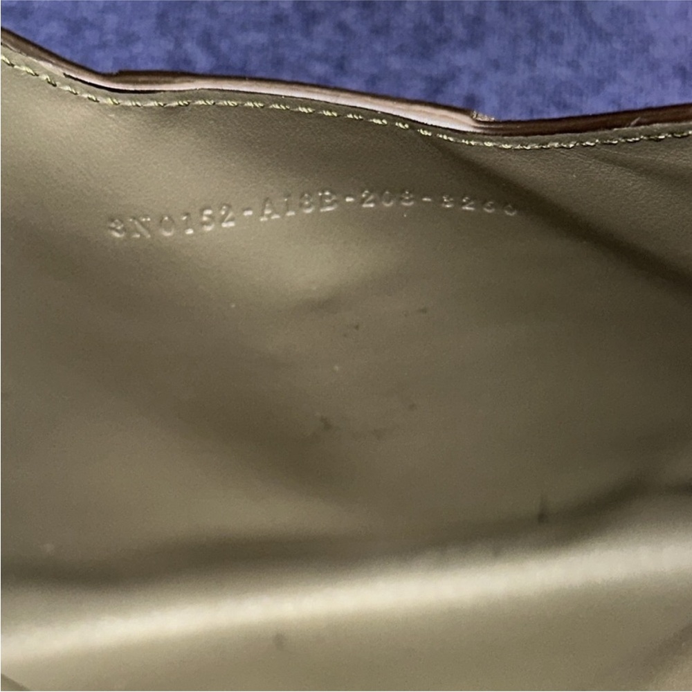 ‼️Authentic Fendi Green Envelope Clutch Pouch Bag - Picture 12 of 15